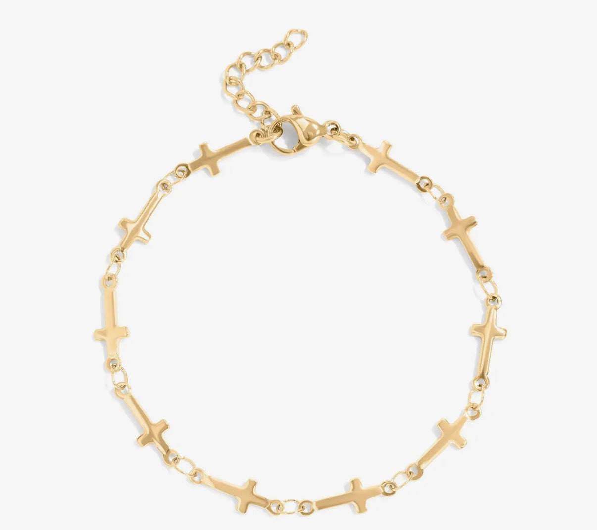 Cross Chain Bracelet